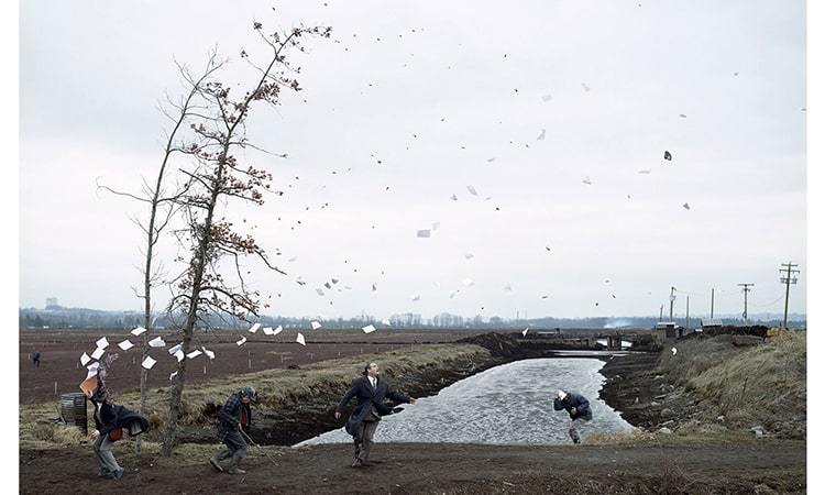 ‘A Sudden Gust of Wind (after Hokusai)’, 1993, Jeff Wall