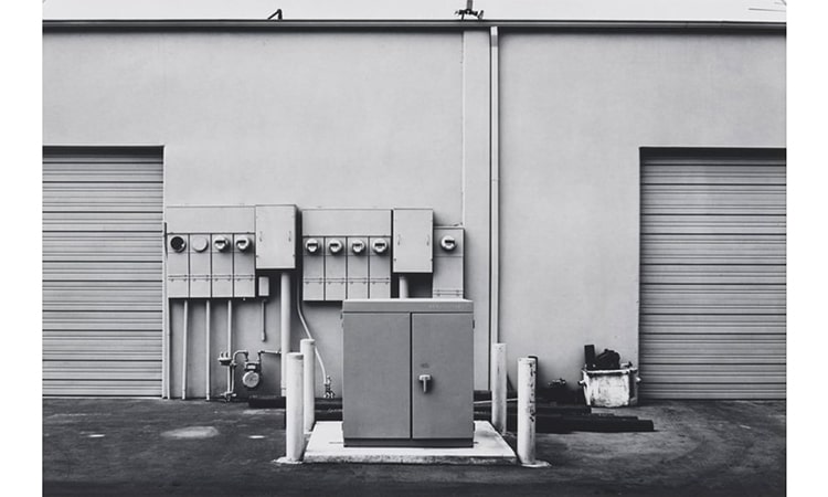 North Wall, Niguel Hardware, 26087 Getty Drive, Laguna Niguel from The new Industrial Parks near Irvine, California, 1974, Lewis Baltz