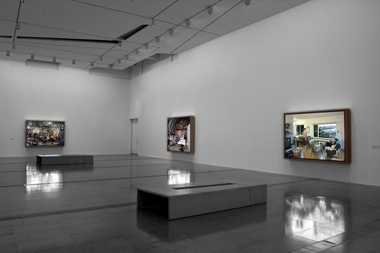 Installation view of Jeff Wall