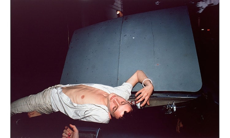 Nan Goldin – French Chris on the convertible NYC, 1979